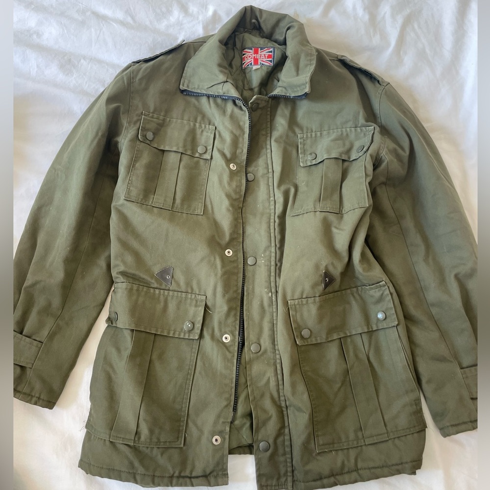 British combat jacket - green (bought locally from London punk store)